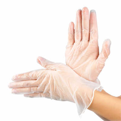 Перчатки "L" виниловые неопудренные нестерильные прозрачные