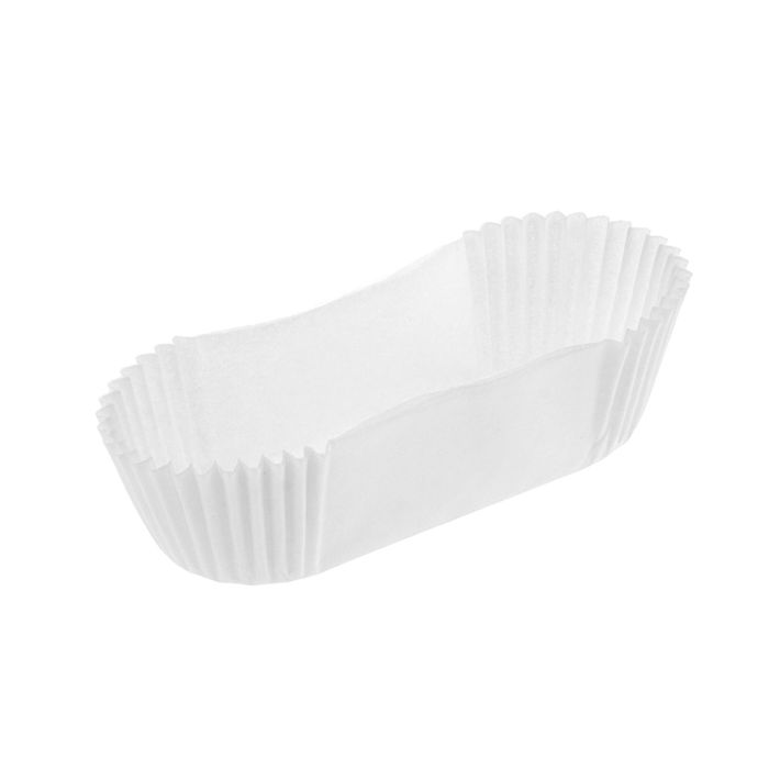 Тарталетка пергам. 34х136х26,5 белая овал Тарталетка пергам. 34х136х26,5 белая овал