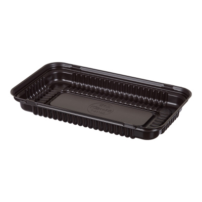 Тортница-прямоуг-0,3-кг-252х193х31-коричневая-без-крышки-Т-2312Д
