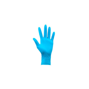 Перчатки нитриловые неопудренные "М" голуб (НДС 10%)