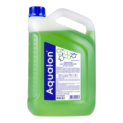 Средство для мытья посуды Aqualon Яблоко, 5 литров