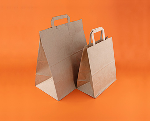 Пакеты с прямоугольным дном с ручками Пакеты с прямоугольным дном с ручками