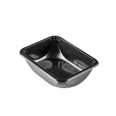 Лоток под запайку 187х137х50 ФРЕШ черный НОТ Георг полимер