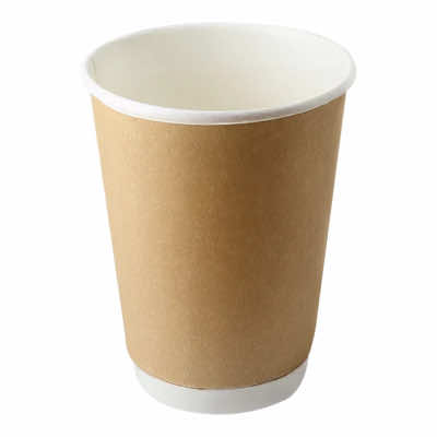 Стакан 300/350 мл d-90 бумажный 2-х слойный крафт