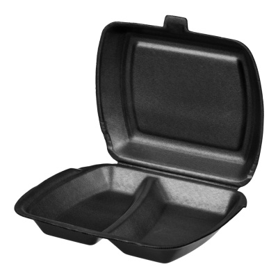 Ланч-бокс-2-секции-249х207х61-черный-Протэк Ланч-бокс-2-секции-249х207х61-черный-Протэк