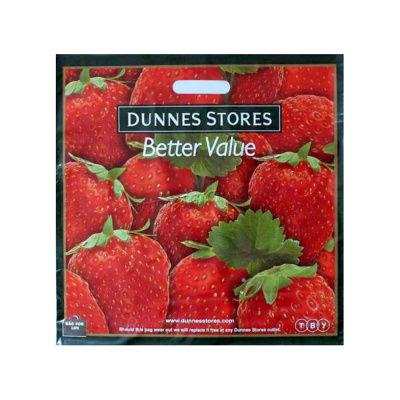 Пакет с вырубной ручкой 46х46 (70) Клубника Пакет с вырубной ручкой 46х46 (70) Клубника