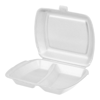 Ланч-бокс-2-секции-249х207х61-белый-Протэк Ланч-бокс-2-секции-249х207х61-белый-Протэк