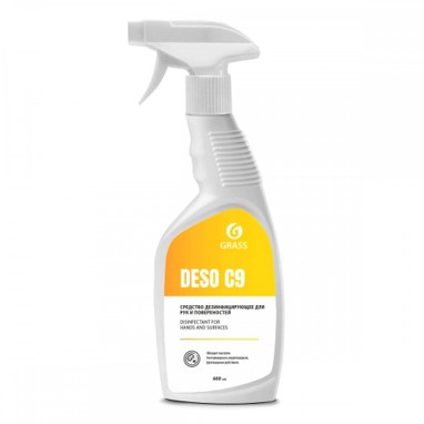 Дезинфицирующее средство для рук и поверхностей Deso C9 0,6л триггер