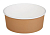 Круглый контейнер бумажный ROUND BOWL 750 мл КРАФТ OSQ
